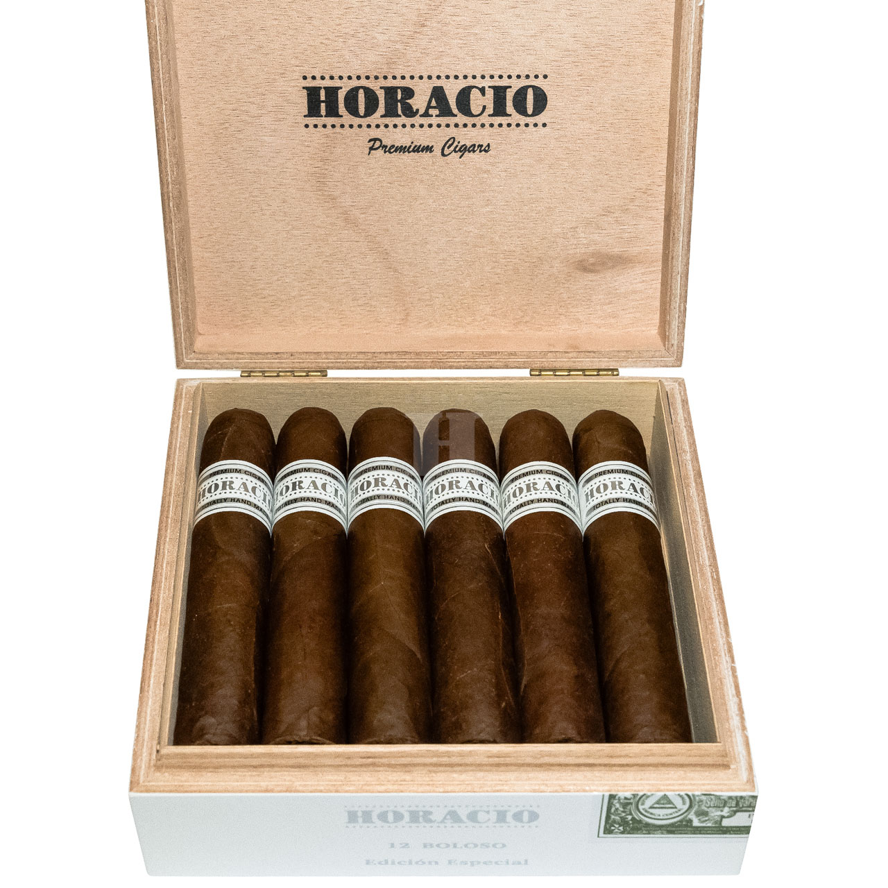 Horacio Boloso box open front close-up