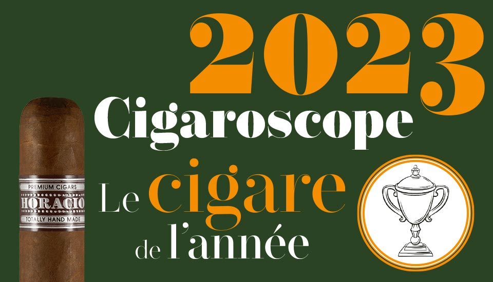 L'Amateur de cigares - Horacio 1, élu Cigare de l’année 2023 par le Cigaroscope